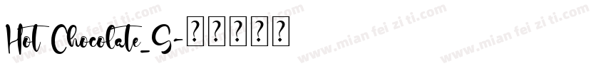 Hot Chocolate_G字体转换
